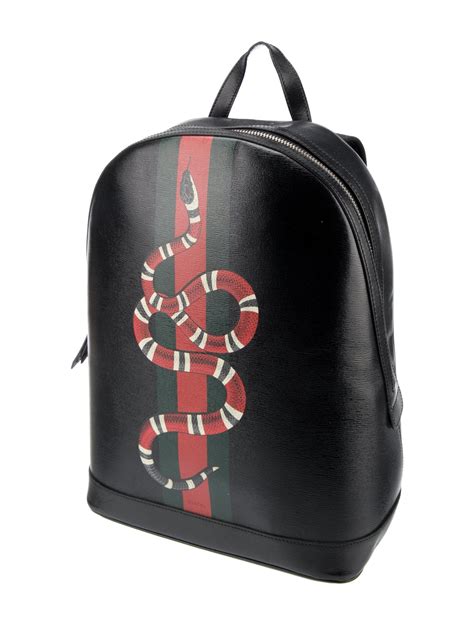 gucci snake backpack|Gucci snake dome leather backpack.